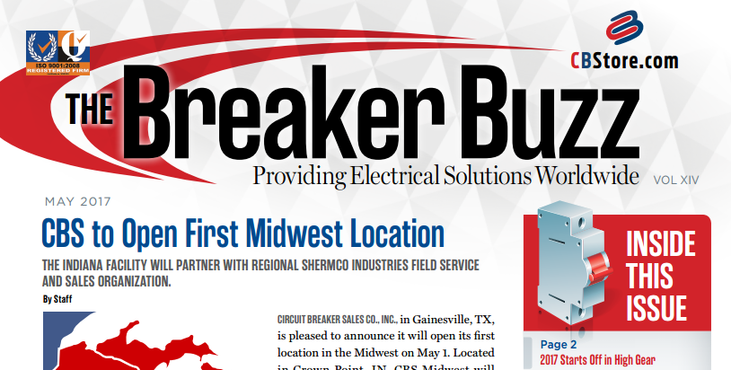 Breaker Buzz newsletter cover May 2017.